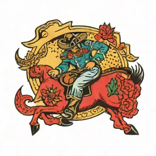 Matador With Cactus Arena