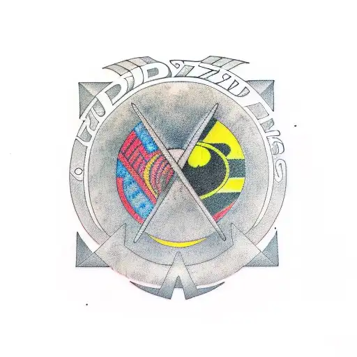 Led Zeppelin Darkside Of The Moon South Africa Flag