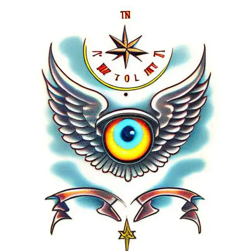 6 Angel Wings With Eyes