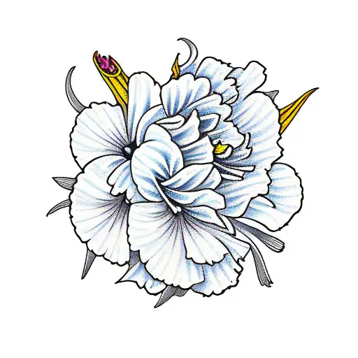 Carnation Daffodil Rose Daisy Larkspur Aster