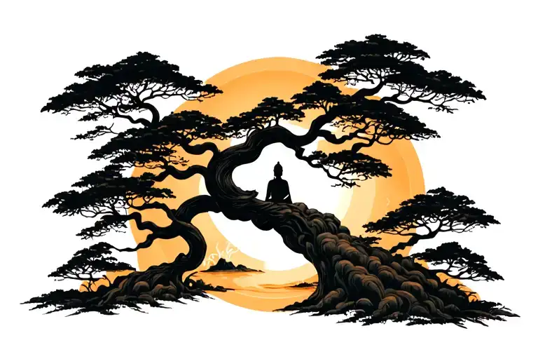 Buddha Bodhi Tree Growing