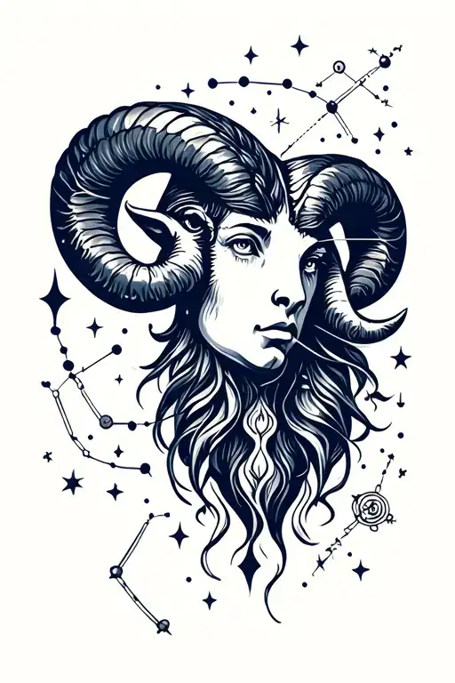 Aries Constellation Intertwined