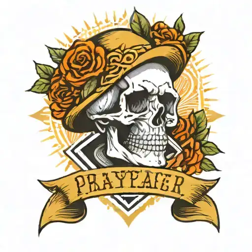 Skull And Prayer