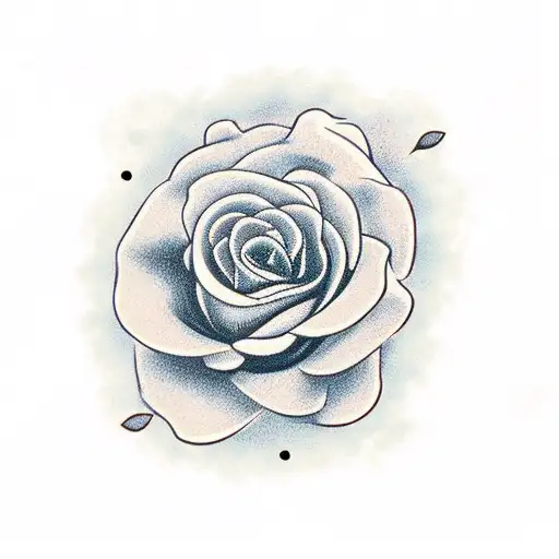 3 English Roses In A Line