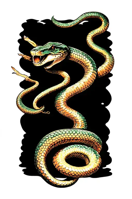 Snake Boarder To Go Around Another