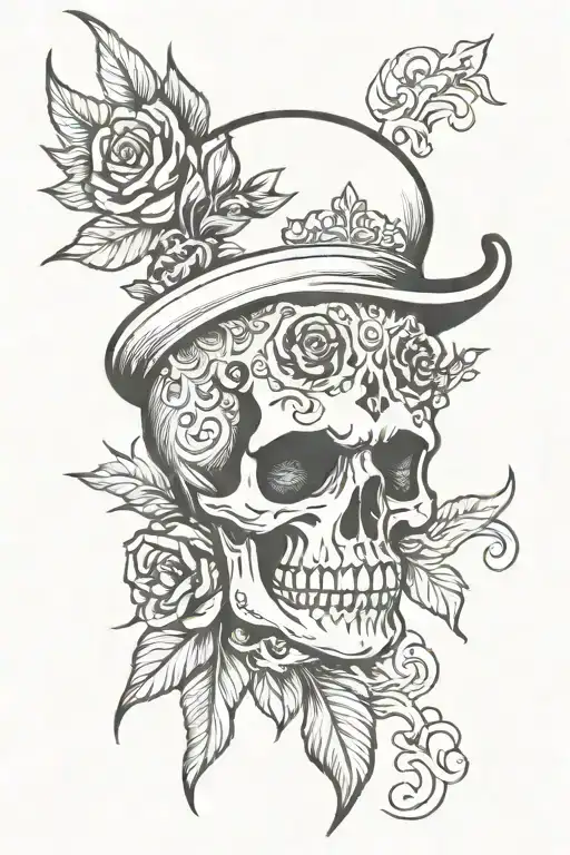 Head Skull Surrounded