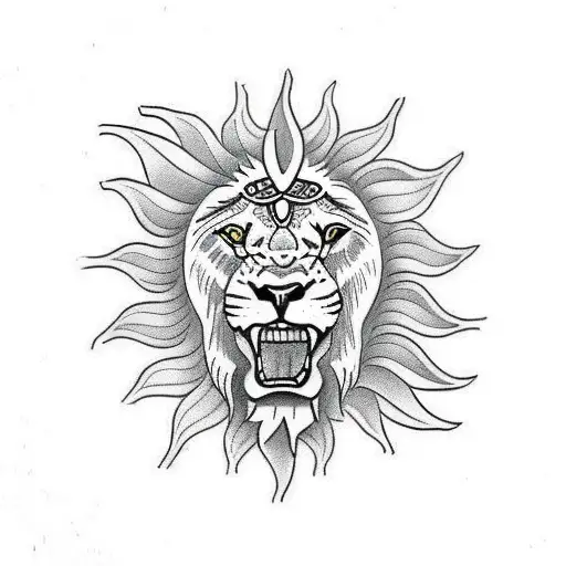 Lion And Sun Maori