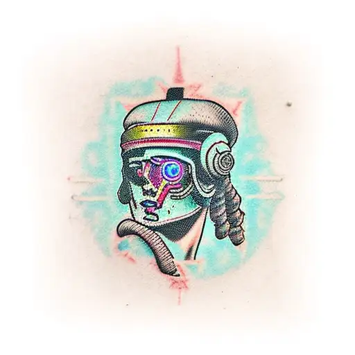 Cyberpunk With Ancient Greek