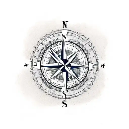 Compass Pointing South East