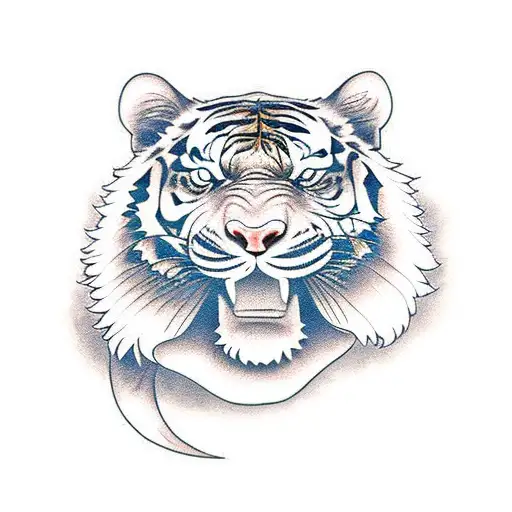 Angry And Deep Tiger