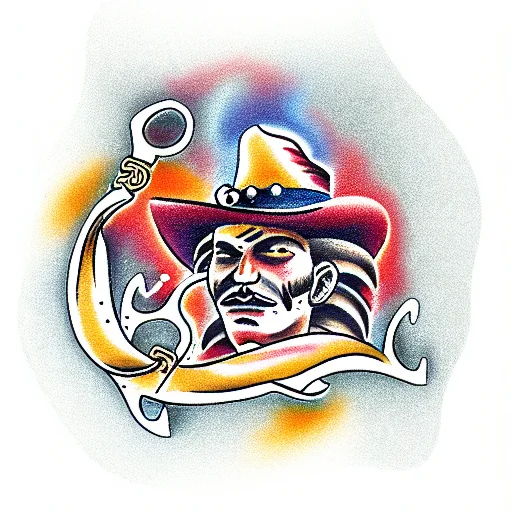 Old West Cowboy Six Shooter