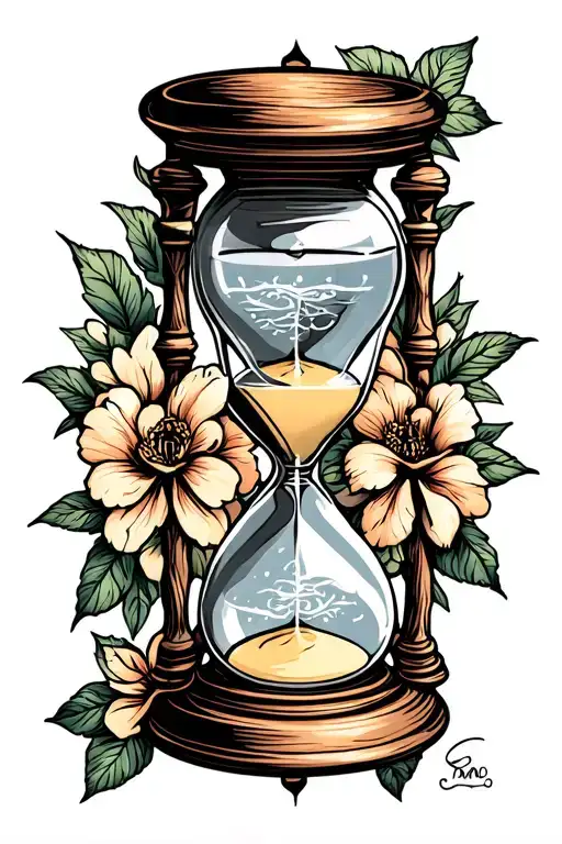 Emo Inspired Hourglass
