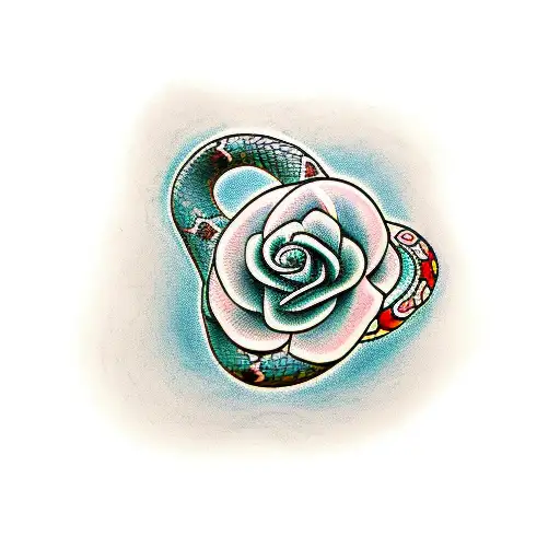 Snake Under A Rose