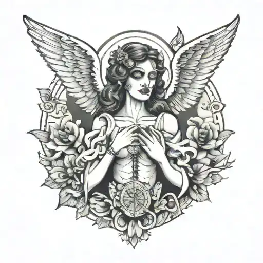 Angel Of Death With Three