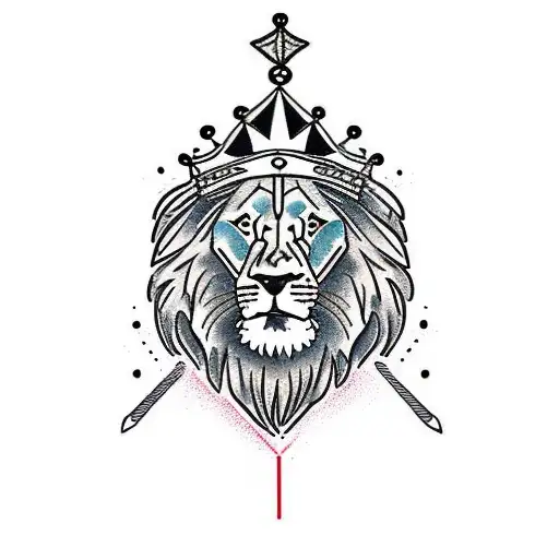 Lion With Crown