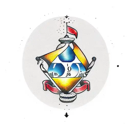 A Minimalist Design Of A Hourglass With The Words 'Carpe Diem' In A Bold Font