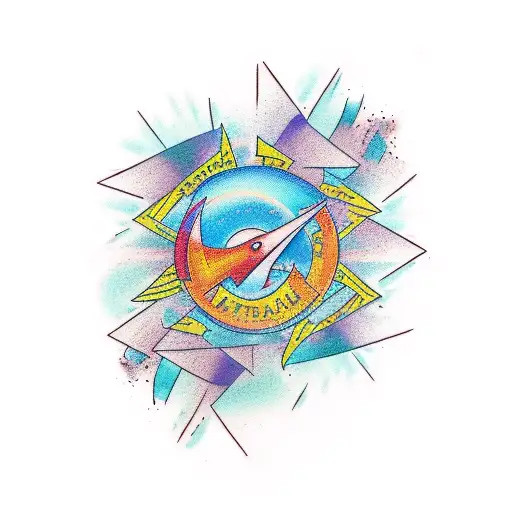 An Abstract Representation Of Adhd Energy In Nature