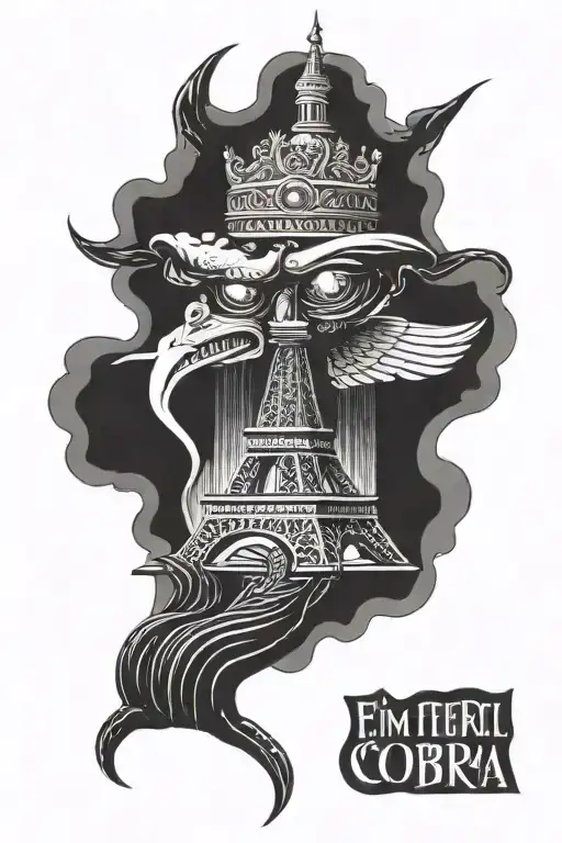 Eiffel I'm A Cobra Tower In A Sphinx Crown Made