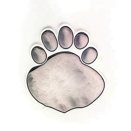 Dog Paw With Names