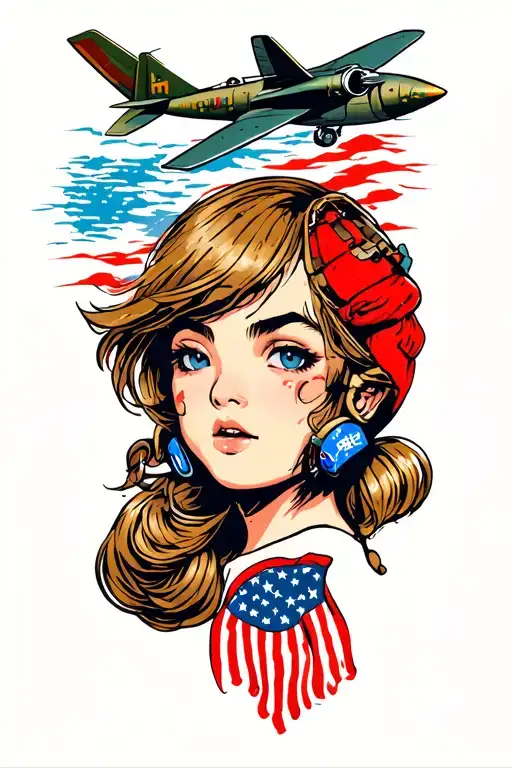 Stuka Dive Bombing Anime Style