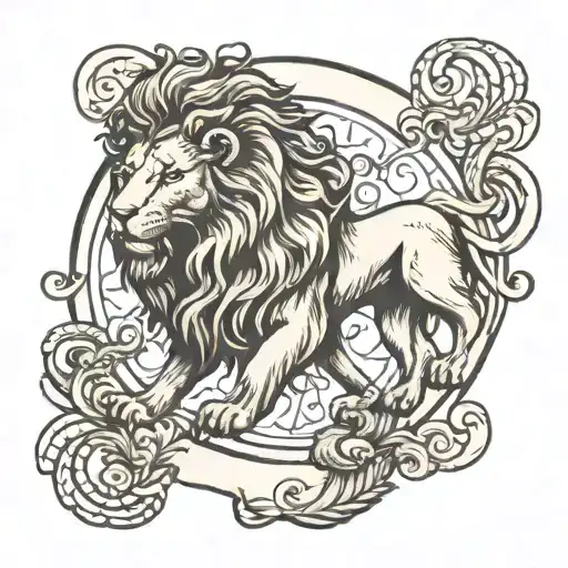 Lion And Aries Zodiac Sign