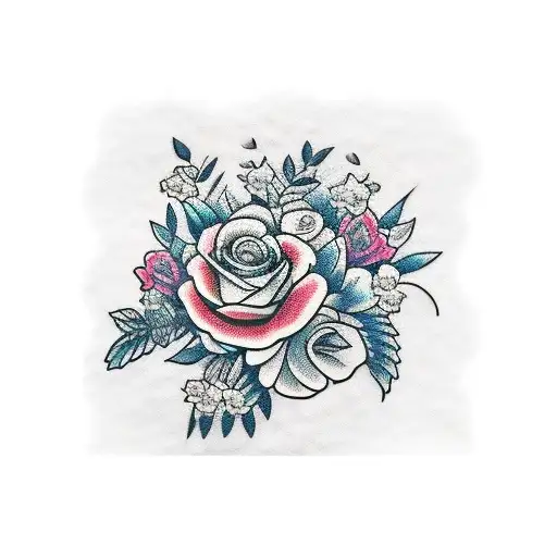 Floral Wrap Tatoo
