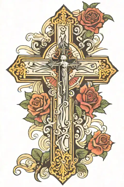 Cross With Jesus Inside