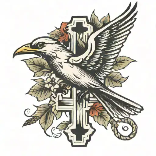 Cross And Bird