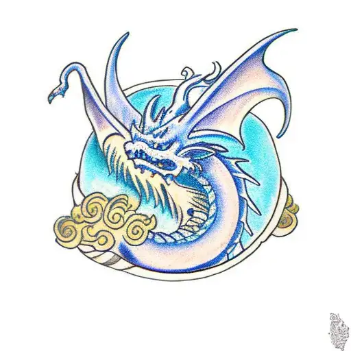 Dragon On Top Of Taurus Sign