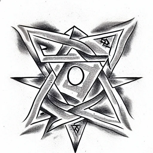 Star Of David With Roses And Hebrew Letters