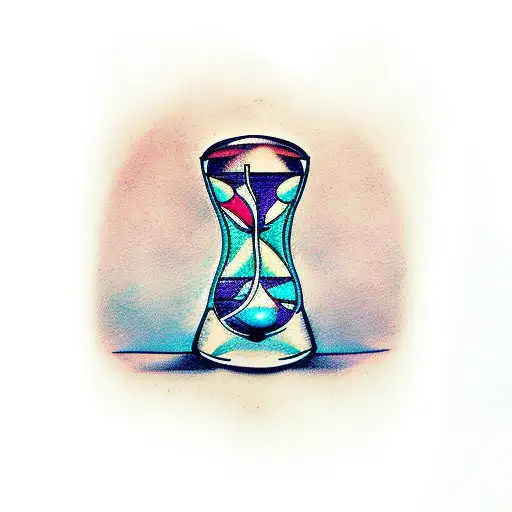 Hourglass And Lighting