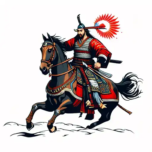 Samurai Warrior Riding