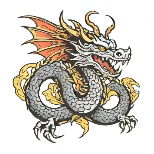 Traditonal Dragon Wrapped