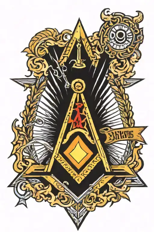 Masonic Square And Compass