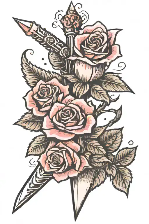 Dagger And Rose