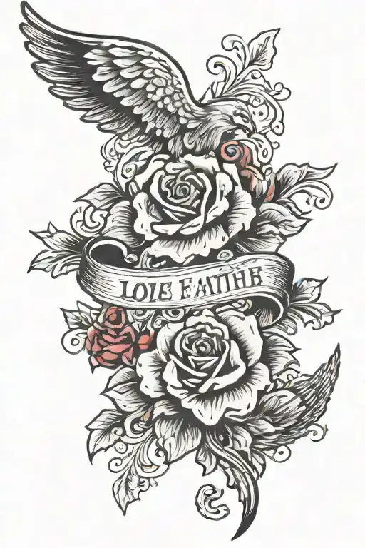Love Faith Hope Written