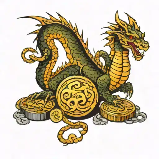 Dragon And Coins