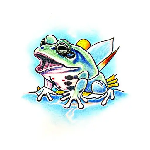 Warrior Of Darkness Frog