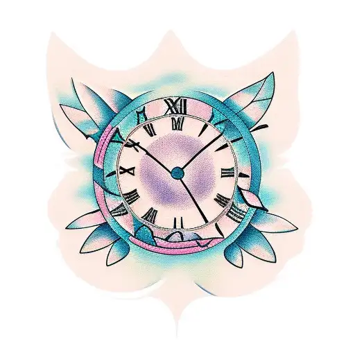 Butterflies And Clock