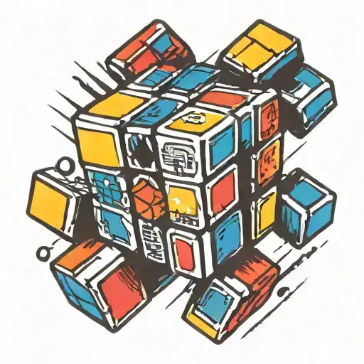 Rubik's Cube Character