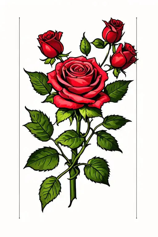 Rose Bush With Dynamite