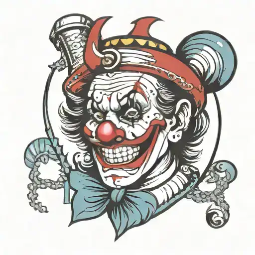 Roman Numeral Clown