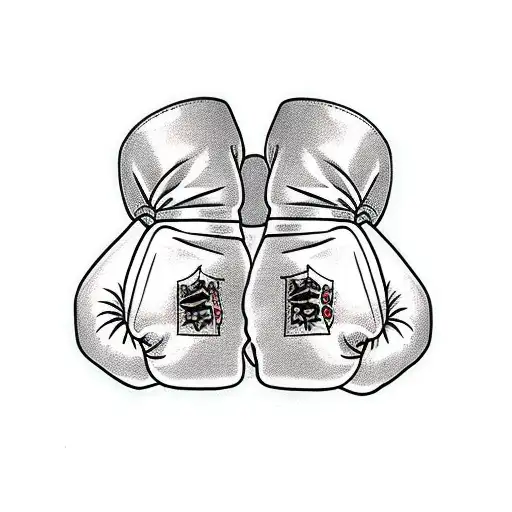 Boxing Gloves Monkey Black Belt