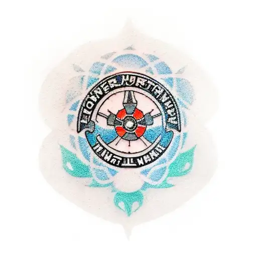 A Traditional Style Tattoo Of A Star Wars Themed Nurse Symbolizing The Client's Occupation As An Rn