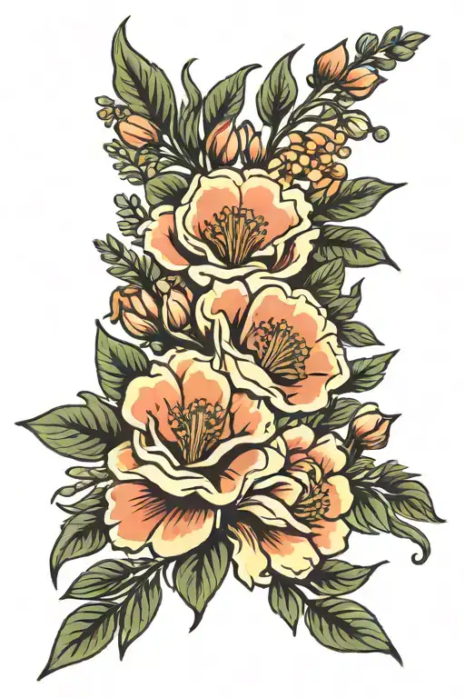 Birth Flower Bouquet