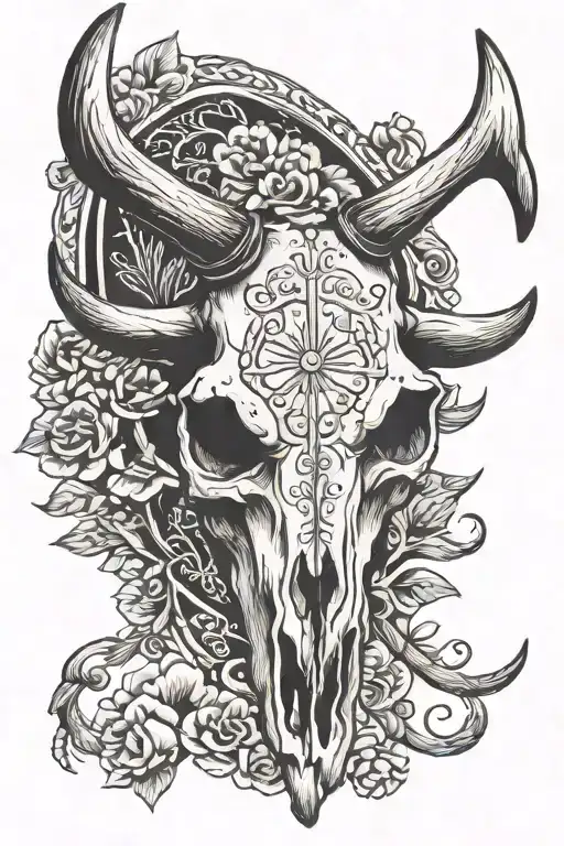 Texas Longhorn Skull