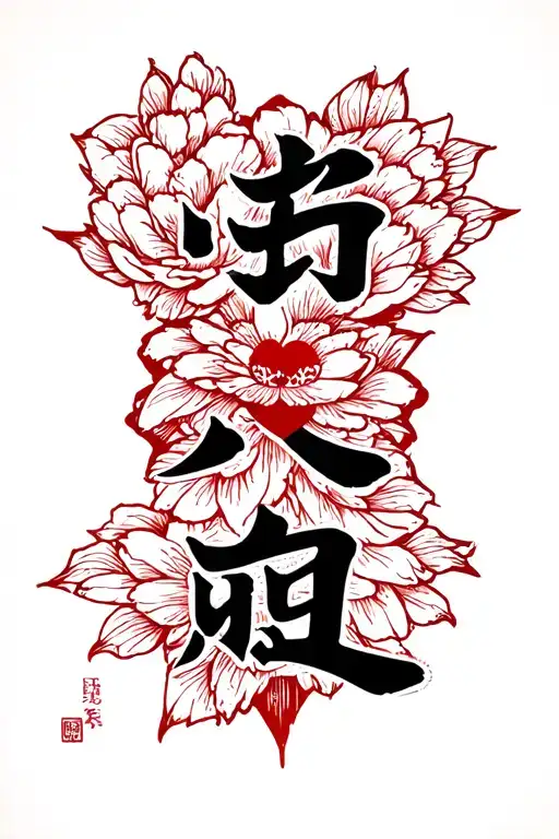 Loyalty Over Love In Japanese Kanji Symbol