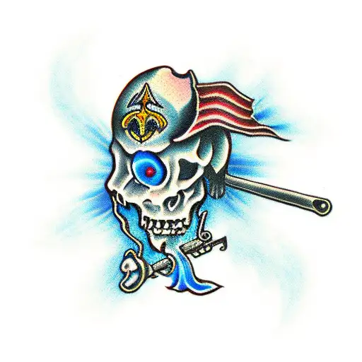 Grim Reaper With Blue Flame Eyes