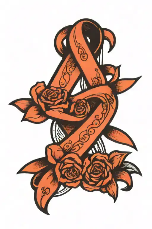 Memorial Cancer Ribbon