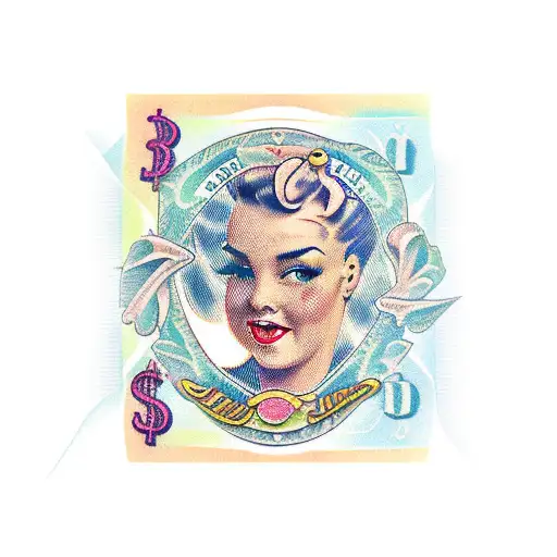 Pinup Money Sign